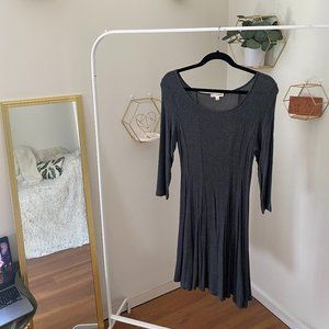 Grey Flowy Dress
